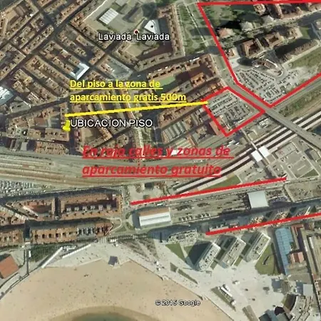 A Un Paso De La Playa, Amplio Apartamento Gijón Exterior foto